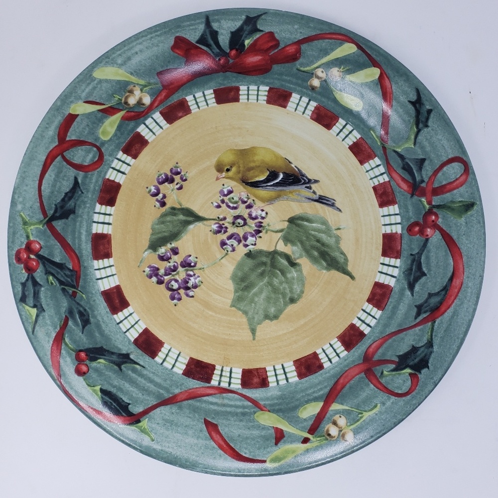 Lenox Winter Greetings Everyday Stoneware Goldfinc